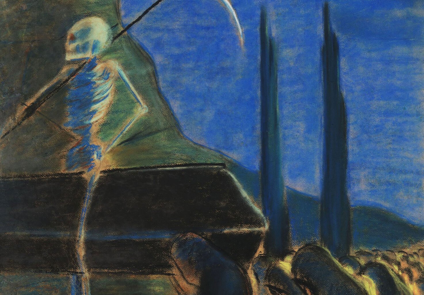 Jäljennös Hautajaisten sinfonia V, 1903, Mikalojus Konstantinas Čiurlionis hinta ja tiedot | Taulut | hobbyhall.fi