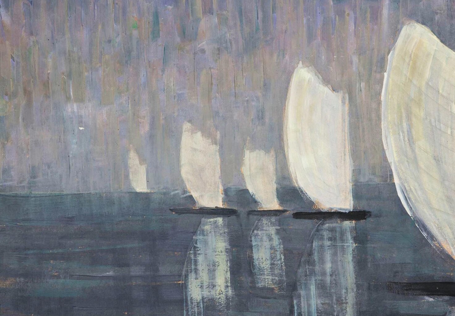 Jäljennös Veneitä, 1906, Mikalojus Konstantinas Čiurlionis hinta ja tiedot | Taulut | hobbyhall.fi