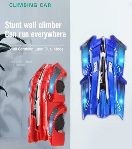 Anti Gravity Ceiling Ceiling Car Electric 360 Rotating Stunt RC Car Blue hinta ja tiedot | Poikien lelut | hobbyhall.fi