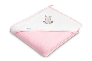 Froteepyyhe Sensillo Rabbit Pink, 100x100 cm hinta ja tiedot | Kylpyvälineet | hobbyhall.fi