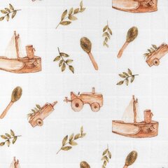 Bambuliina Bocioland 0353 Lelut, 75x75 cm hinta ja tiedot | Vauvan hoitoalustat ja tekstiilit | hobbyhall.fi