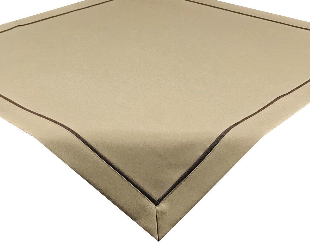 Pöytäliina OI-02, tumma beige, 160 x 160 cm hinta ja tiedot | Pöytäliinat, tabletit ja lautasliinat | hobbyhall.fi