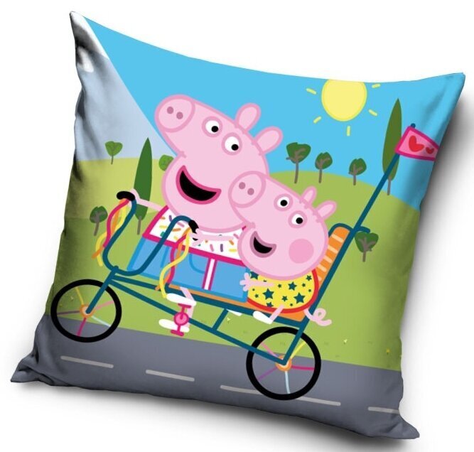 Lasten koristeellinen tyynyliina Peppa Pig hinta ja tiedot | Koristetyynyt ja tyynynpäälliset | hobbyhall.fi