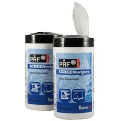Näytönpuhdistusliinat PRF Screenwipes, 100 kpl hinta ja tiedot | Siivoustarvikkeet | hobbyhall.fi