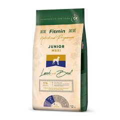 Fitmin Dog Nutritional Programme Maxi Junior lampaan- ja naudanlihalla, isojen rotujen pennuille, 12 kg hinta ja tiedot | FITMIN Koirat | hobbyhall.fi