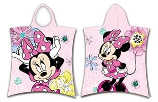 Poncho lapsille Disney Minnie Pink bow, 50x115 cm hinta ja tiedot | Pyyhkeet | hobbyhall.fi