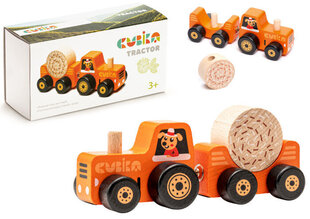 Puinen traktori hinta ja tiedot | Cubika Lapset | hobbyhall.fi