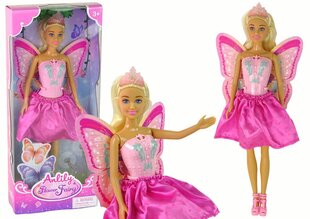 Nukkeprinsessa Anlily roosan värisessä mekossa hinta ja tiedot | Tyttöjen lelut | hobbyhall.fi