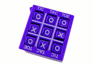 Peli Tic-tac-toe, 4,5 cm, violetti hinta ja tiedot | Lautapelit ja älypelit | hobbyhall.fi