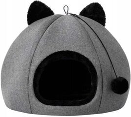 Nest Doggy Kitty Head, 40x40x28 cm, harmaa hinta ja tiedot | Pedit ja pesät | hobbyhall.fi