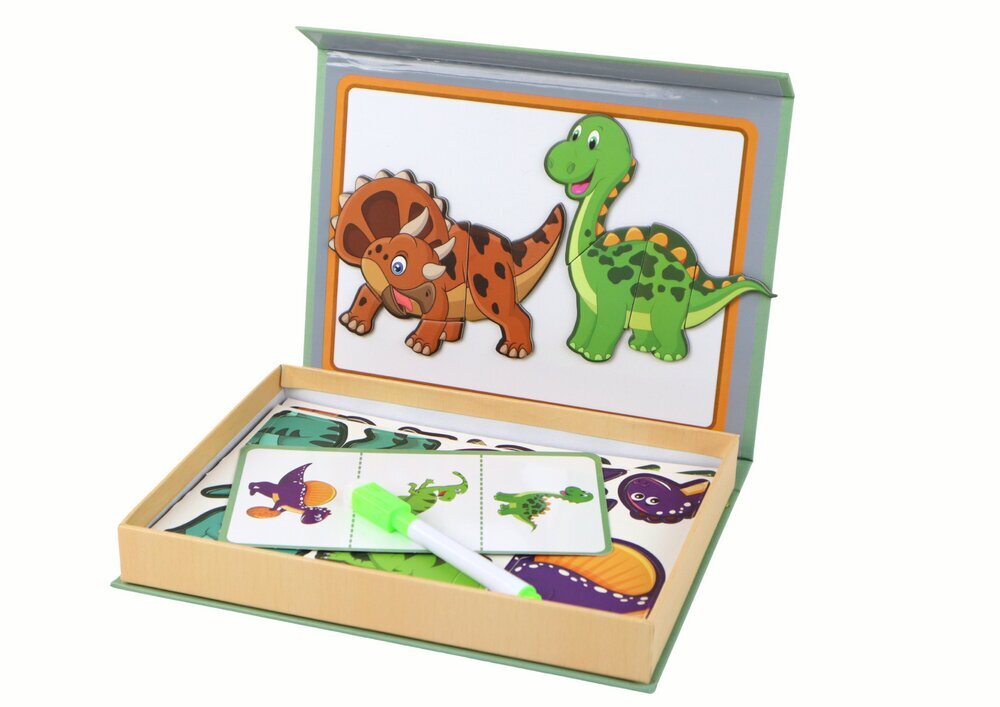 Magneettinen palapeli - Dinosaurukset hinta ja tiedot | Palapelit | hobbyhall.fi