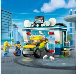 60362 LEGO® City Autopesula ja Bluetooth-karaoke-mikrofoni Manta, vaaleanpunainen hinta ja tiedot | LEGOT ja rakennuslelut | hobbyhall.fi