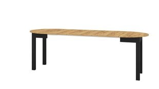 Ruokapöytä Indus 02, ruskea/musta hinta ja tiedot | Ruokapöydät | hobbyhall.fi