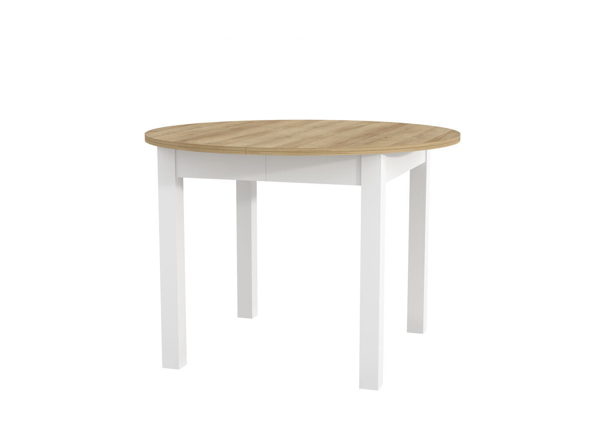 Ruokapöytä Indus 02, ruskea/valkoinen hinta ja tiedot | Ruokapöydät | hobbyhall.fi
