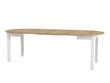 Ruokapöytä Indus 02, ruskea/valkoinen hinta ja tiedot | Ruokapöydät | hobbyhall.fi
