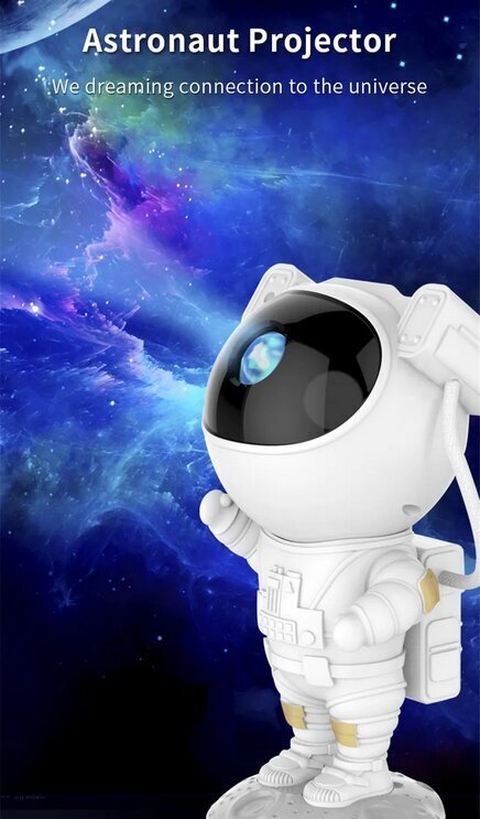 Projektori Astronaut, valkoinen hinta ja tiedot | Kehittävät lelut | hobbyhall.fi