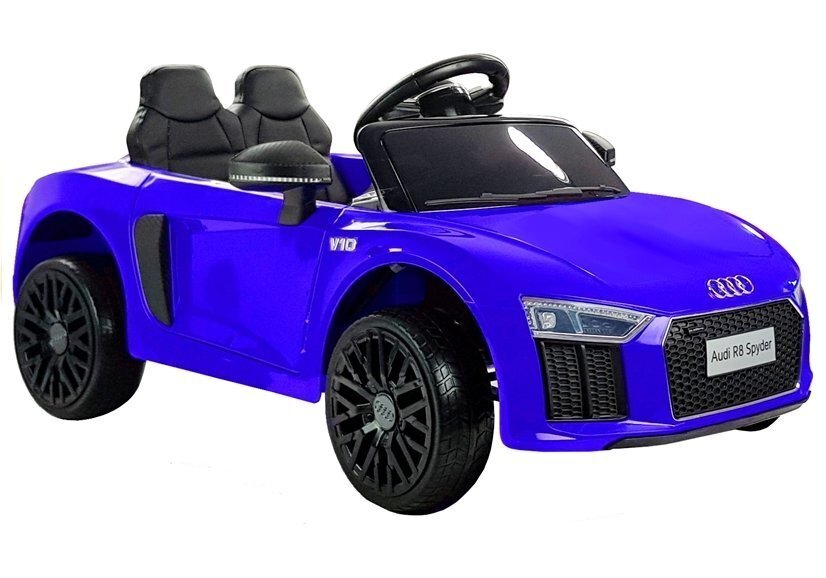 Audi R8 SPYDER sähköauto lapsille, sininen hinta ja tiedot | Lasten sähköautot | hobbyhall.fi