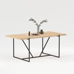 Ruokapöytä CINDY 180x90xH75cm, melamiinitammi hinta ja tiedot | Ruokapöydät | hobbyhall.fi