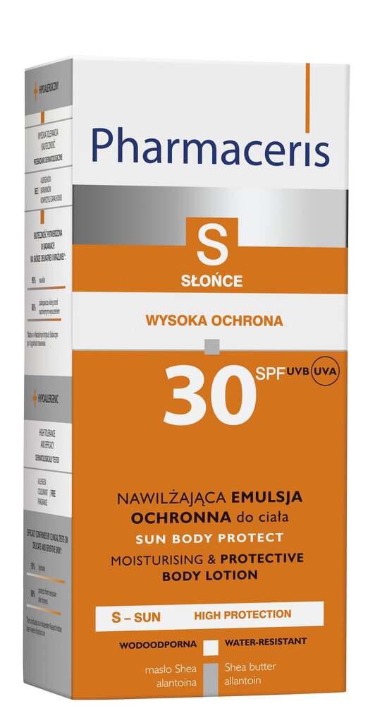 Kosteuttava auringolta suojaava voide vartalolle Pharmaceris S SPF30+, 150 ml hinta ja tiedot | Aurinkovoiteet | hobbyhall.fi