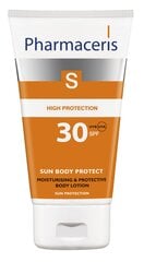 Kosteuttava auringolta suojaava voide vartalolle Pharmaceris S SPF30+, 150 ml hinta ja tiedot | Pharmaceris Hajuvedet ja kosmetiikka | hobbyhall.fi