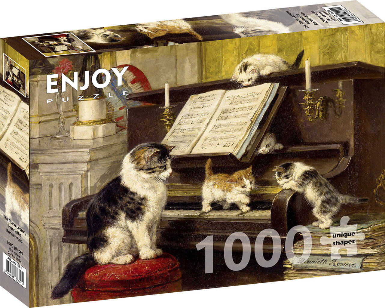 Palapeli Pianotunti Enjoy Puzzle, 1000 kpl hinta ja tiedot | Palapelit | hobbyhall.fi