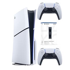 PlayStation 5 Slim Blu-Ray + DualSense Controller + DualSense Charging kaina ir informacija | Pelikonsolit | hobbyhall.fi