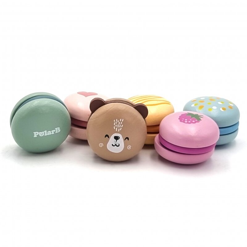 Puiset macaronsit, 6 kpl hinta ja tiedot | Tyttöjen lelut | hobbyhall.fi