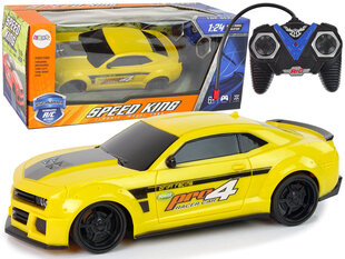 Speed King Sporty kauko-ohjattava auto, keltainen hinta ja tiedot | Poikien lelut | hobbyhall.fi