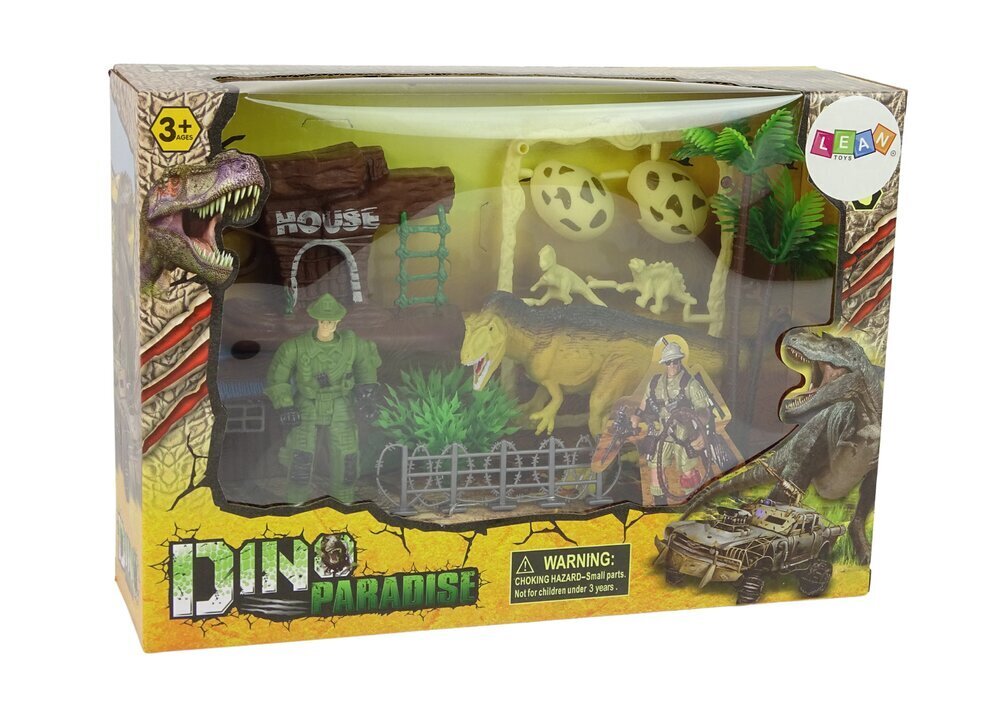 Dinosaur Park Large Set palmujen ja munien kanssa hinta ja tiedot | Poikien lelut | hobbyhall.fi