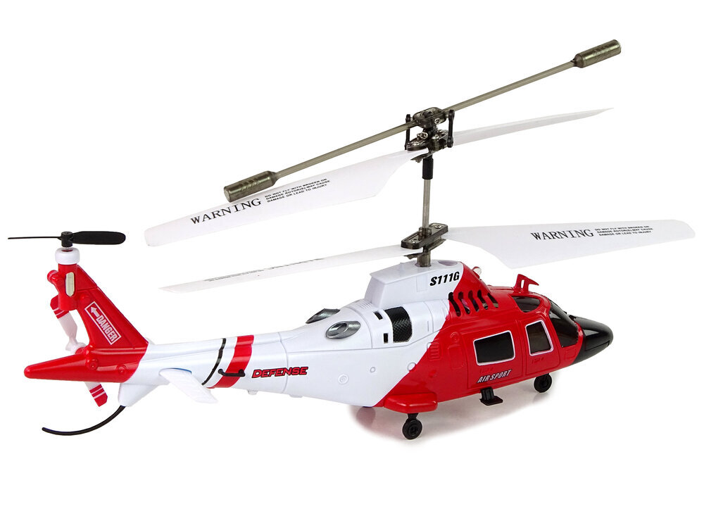 SYMA S111G kauko-ohjattava helikopteri, punainen hinta ja tiedot | Poikien lelut | hobbyhall.fi