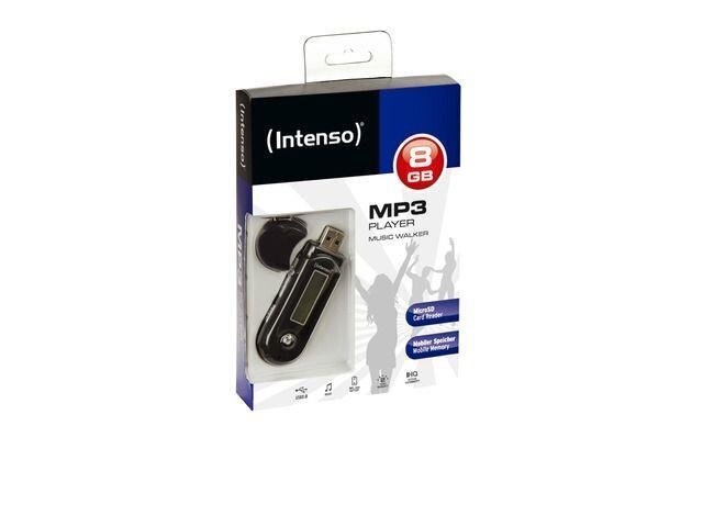 Mp3 - soitin Intenso Music Walker(8GB), 3010431 hinta ja tiedot | MP3-soittimet, MP4-soittimet | hobbyhall.fi