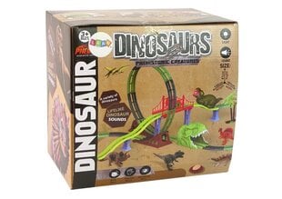 Spiraalirata dinosaurusten kanssa hinta ja tiedot | Poikien lelut | hobbyhall.fi