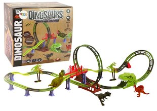 Spiraalirata dinosaurusten kanssa hinta ja tiedot | Poikien lelut | hobbyhall.fi