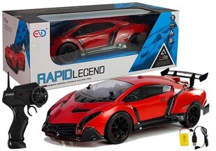 RapidLegend kauko-ohjattava urheiluauto, punainen hinta ja tiedot | Poikien lelut | hobbyhall.fi