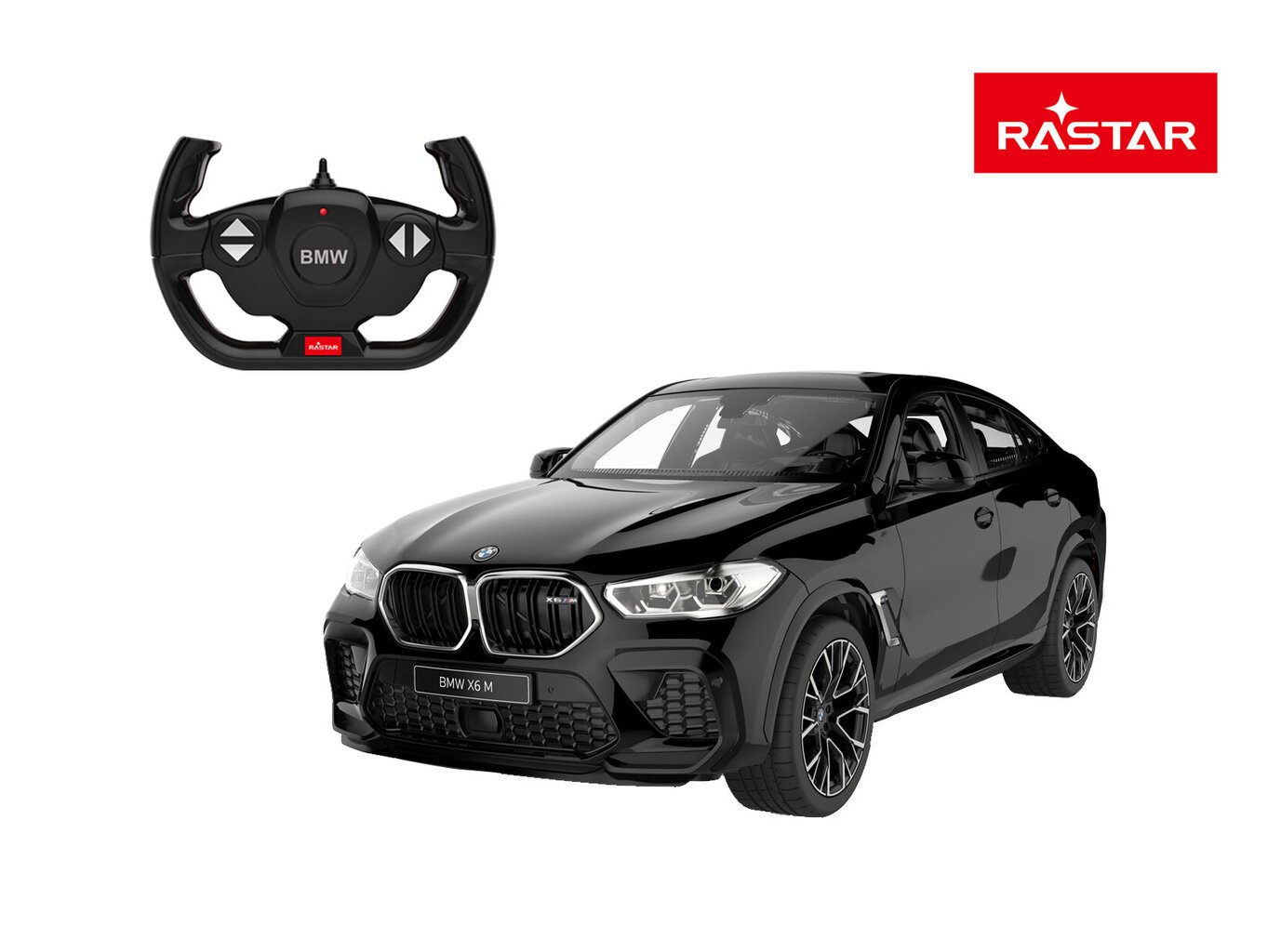 BMW X6 M, 1:14, musta hinta ja tiedot | Poikien lelut | hobbyhall.fi