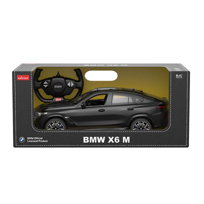 BMW X6 M, 1:14, musta hinta ja tiedot | Poikien lelut | hobbyhall.fi