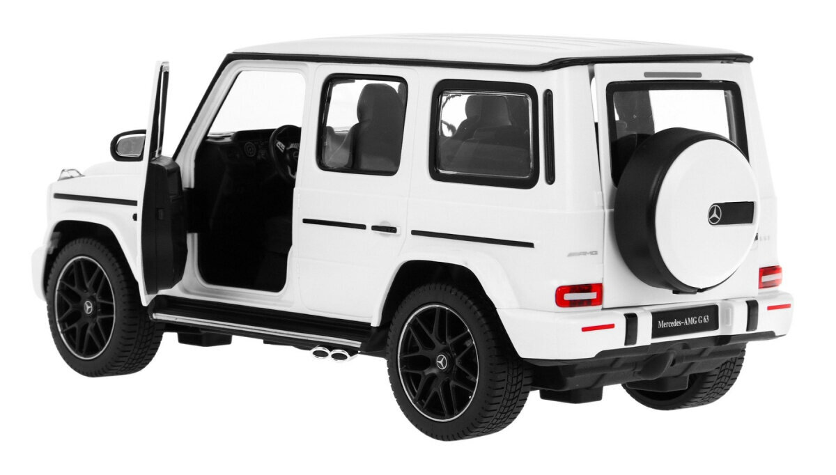 Mercedes Benz G63 kauko-ohjattava auto, 1:14, valkoinen hinta ja tiedot | Poikien lelut | hobbyhall.fi