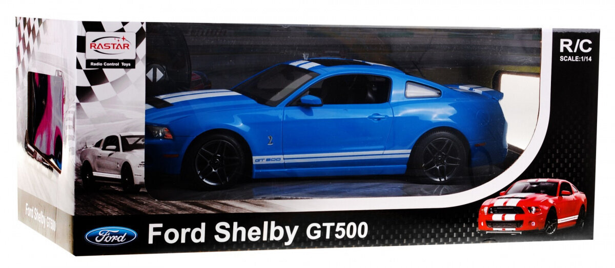 Ford Shelby Mustang GT500, 1:14, sininen hinta ja tiedot | Poikien lelut | hobbyhall.fi