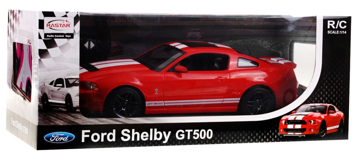 Ford Shelby Mustang GT500, 1:14, punainen. hinta ja tiedot | Poikien lelut | hobbyhall.fi