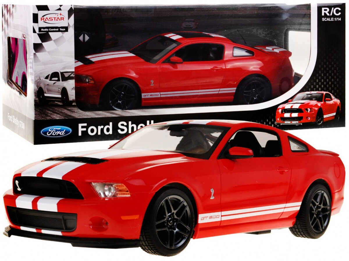 Ford Shelby Mustang GT500, 1:14, punainen. hinta ja tiedot | Poikien lelut | hobbyhall.fi