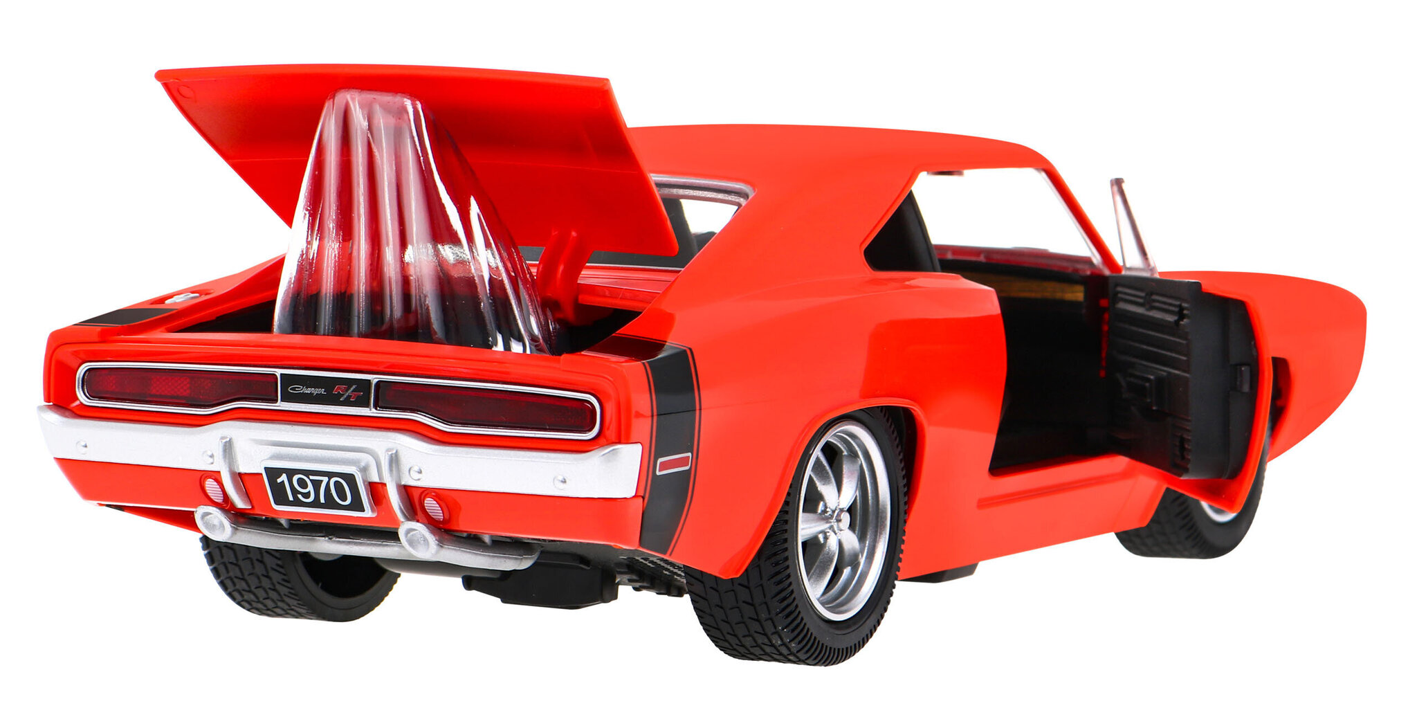 Dodge Charger kauko-ohjattava auto, 1:16, punainen hinta ja tiedot | Poikien lelut | hobbyhall.fi