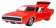 Dodge Charger kauko-ohjattava auto, 1:16, punainen hinta ja tiedot | Poikien lelut | hobbyhall.fi