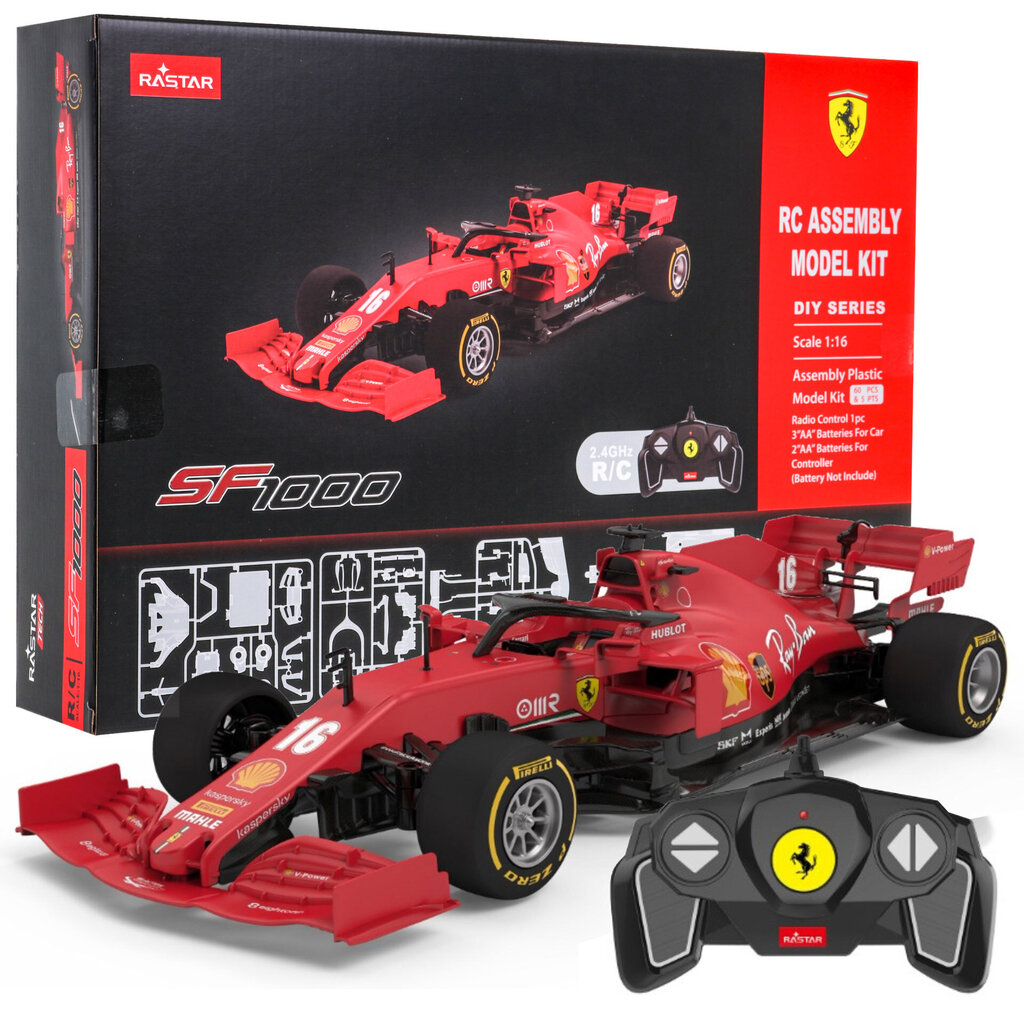 Ferrari SF1000 kauko-ohjattava auto, 1:16, punainen hinta ja tiedot | Poikien lelut | hobbyhall.fi