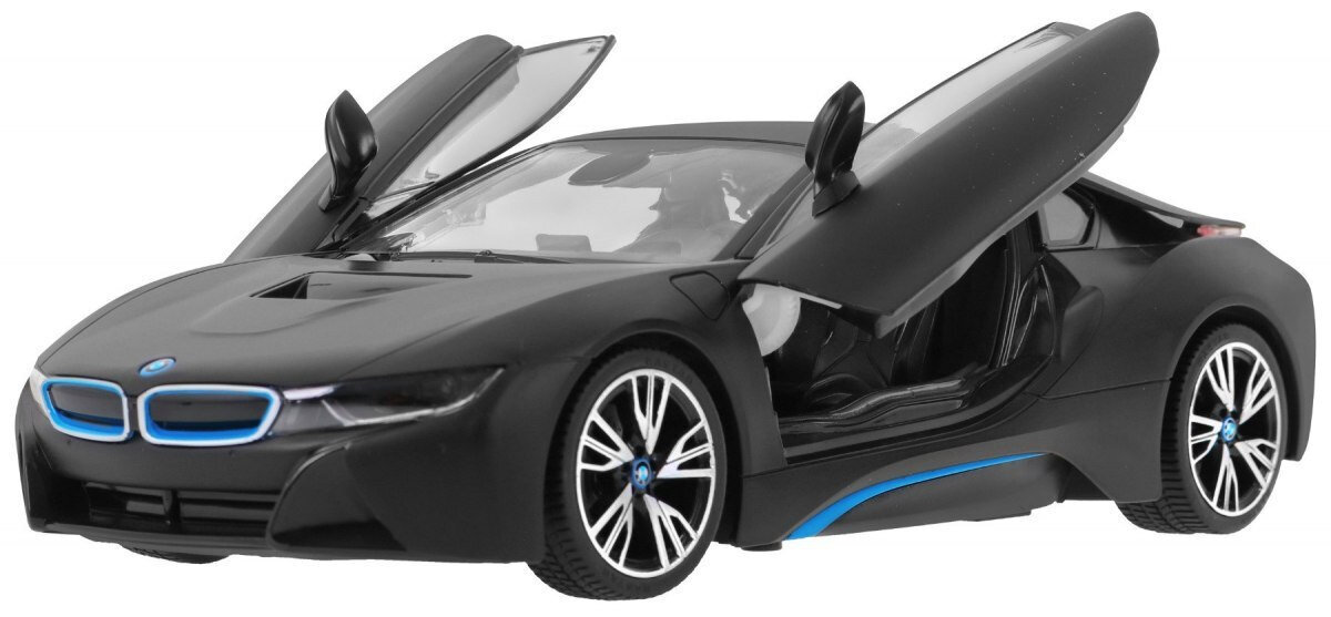 R/C BMW i8 kauko-ohjattava auto, 1:14, musta hinta ja tiedot | Poikien lelut | hobbyhall.fi