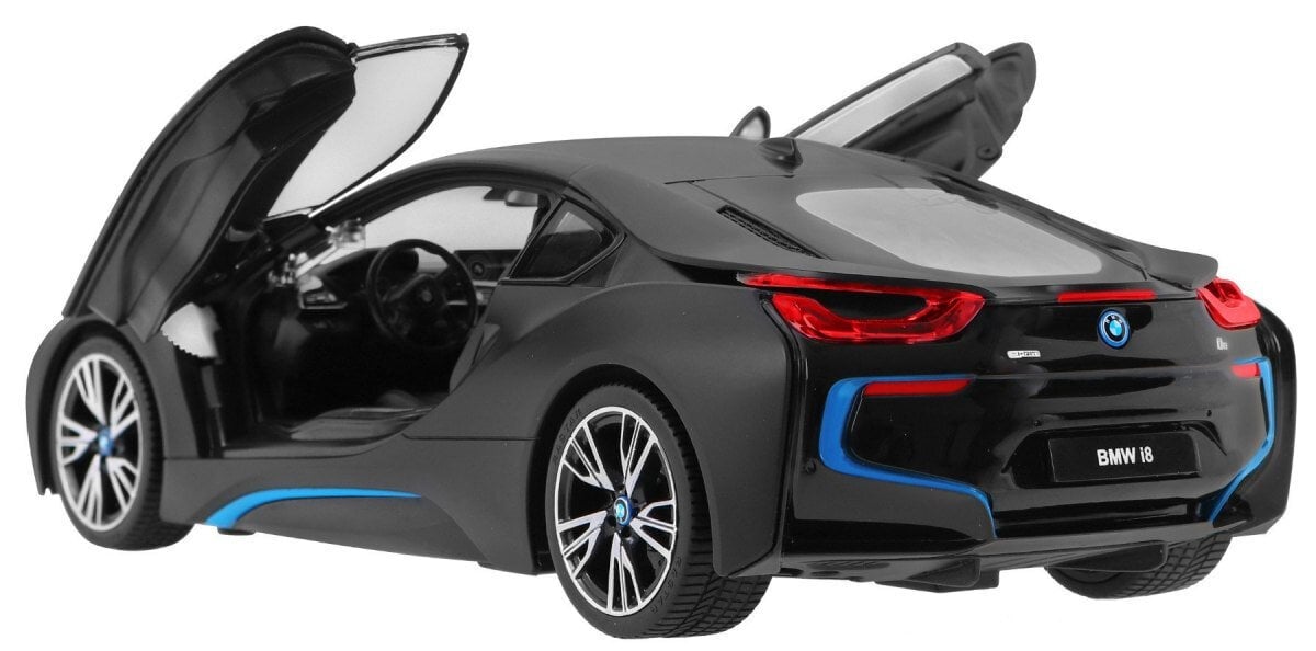 R/C BMW i8 kauko-ohjattava auto, 1:14, musta hinta ja tiedot | Poikien lelut | hobbyhall.fi