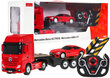 Kauko-ohjattava Mercedes Benz Actros puoliperävaunulla, 1:26, Mercedes Benz AMG GT, 1:24. hinta ja tiedot | Poikien lelut | hobbyhall.fi