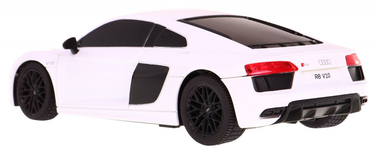 Audi R8 kauko-ohjattava auto, 1:24, valkoinen hinta ja tiedot | Poikien lelut | hobbyhall.fi