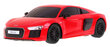 Audi R8 kauko-ohjattava auto, 1:24, punainen hinta ja tiedot | Poikien lelut | hobbyhall.fi