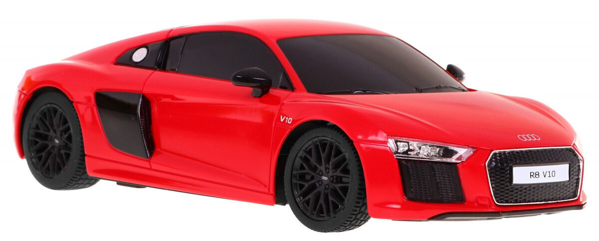 Audi R8 kauko-ohjattava auto, 1:24, punainen hinta ja tiedot | Poikien lelut | hobbyhall.fi