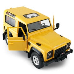 Land Rover Defender kauko-ohjattava auto, 1:14, keltainen hinta ja tiedot | Poikien lelut | hobbyhall.fi